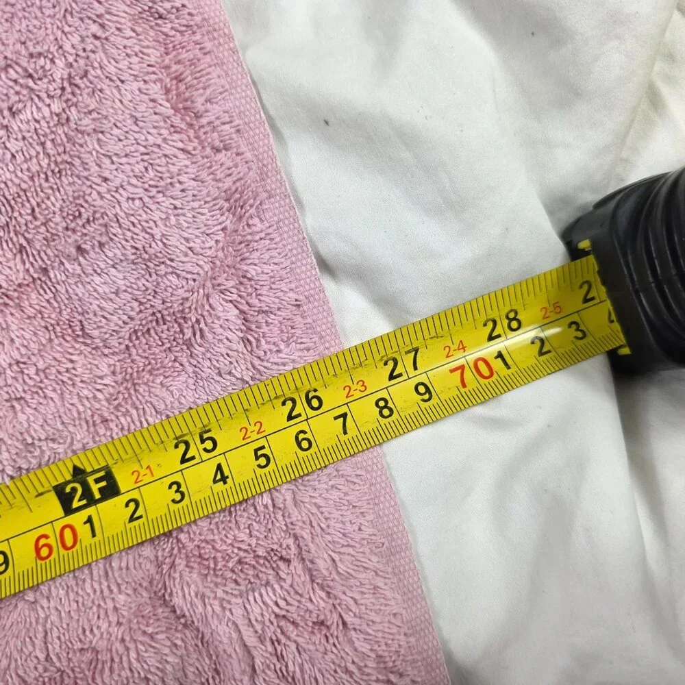 Vintage Royal Velvet By Fieldcrest Pink Bath Towel 100% Cotton Plush Absorbent